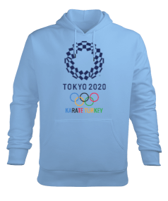 TOKYO 2020 KARATE SWEATSHIRT Erkek Kapüşonlu Hoodie Sweatshirt