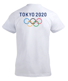 TOKYO 2020 KARATE TSHIRT Erkek Kısa Kol V Yaka Tişört