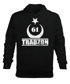 Trabzon şehir,Türkiye,Türkiye bayrağı. Erkek Kapüşonlu Hoodie Sweatshirt