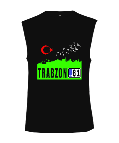 Trabzon,Trabzon şehir,Türkiye,Türkiye bayrağı. Kesik Kol Unisex Tişört