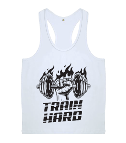 Train Hard Erkek Body Gym Atlet