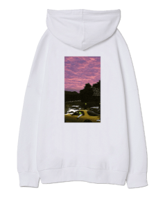 Travis Oversize Unisex Kapüşonlu Sweatshirt