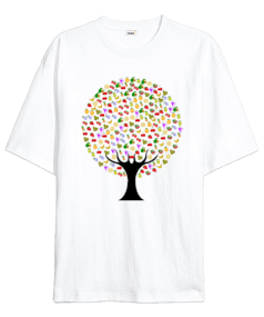 Tree Oversize Unisex Tişört