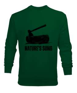 Trekking natures song -1 yeşil Çimen Yeşili Erkek Sweatshirt