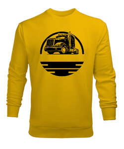 Truck - Kamyon Sarı Erkek Sweatshirt