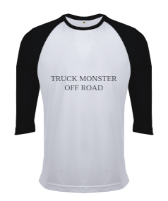 TRUCK MONSTER OFF ROAD Orjinal Reglan 3/4 Kol Unisex Tişört