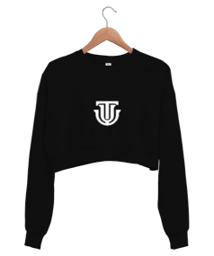 TS-Eliots Japon Dövme Sanatı Baskılı Kadın Crop Sweatshirt