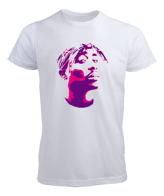 Tupac Shakur Rapper Tasarım Baskılı Erkek Tişört