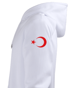 Türk bayraklı Sweet Erkek Kapüşonlu Hoodie Sweatshirt