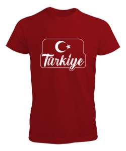 Türkiye - Ay Yıldız Kırmızı Erkek Tişört