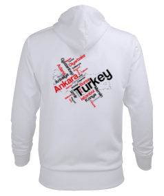 Türkiye Erkek Kapüşonlu Hoodie Sweatshirt