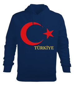 Türkiye Erkek Kapüşonlu Hoodie Sweatshirt