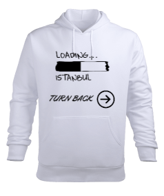 TURN BACK ISTANBUL Erkek Kapüşonlu Hoodie Sweatshirt