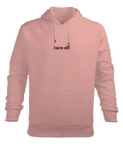 Turn Off Yavru Ağzı Erkek Kapüşonlu Hoodie Sweatshirt