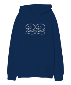 TURNING 22 Oversize Unisex Kapüşonlu Sweatshirt - Thumbnail