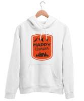 TURUNCU KAMP SWEATSHİRT Beyaz Unisex Kapşonlu Sweatshirt - Thumbnail