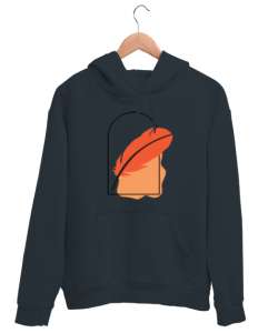 TURUNCU TÜY Füme Unisex Kapşonlu Sweatshirt