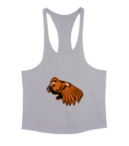 Tüylü uçuşa hazır kuş fitness Erkek Tank Top Atlet