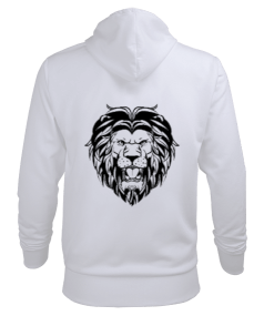 Two faces of the lion Erkek Kapüşonlu Hoodie Sweatshirt