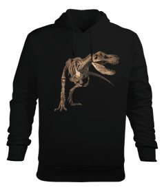 Tyrannosaurus Dinosauria trex Erkek Kapüşonlu Hoodie Sweatshirt