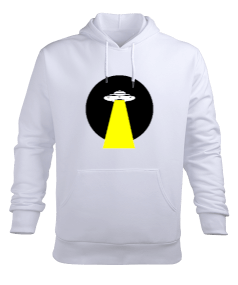 Ufo Erkek Kapüşonlu Hoodie Sweatshirt