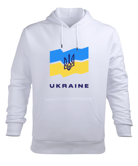 UKRAYNA SEYAHAT ARMA UKRAINE SLAVA UKRAINI UKRAINE YAŞASIN UKRAYNA LOVE UKRAINE Beyaz Erkek Kapüşonlu Hoodie Sweatshirt