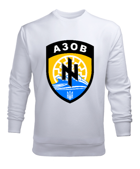 Tisho - UKRAYNA SEYAHAT ARMA UKRAINE SLAVA UKRAINI UKRAINE YAŞASIN UKRAYNA LOVE UKRAINE Beyaz Erkek Sweatshirt