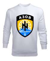 UKRAYNA SEYAHAT ARMA UKRAINE SLAVA UKRAINI UKRAINE YAŞASIN UKRAYNA LOVE UKRAINE Beyaz Erkek Sweatshirt - Thumbnail