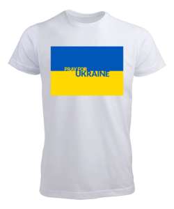 UKRAYNA SEYAHAT ARMA UKRAINE SLAVA UKRAINI UKRAINE YAŞASIN UKRAYNA LOVE UKRAINE Beyaz Erkek Tişört