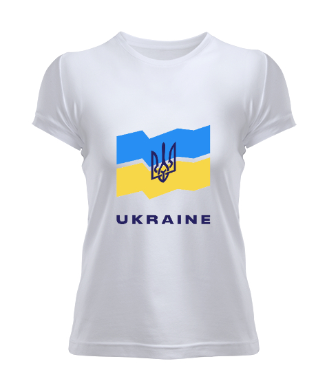 UKRAYNA SEYAHAT ARMA UKRAINE SLAVA UKRAINI UKRAINE YAŞASIN UKRAYNA LOVE UKRAINE Beyaz Kadın Tişört