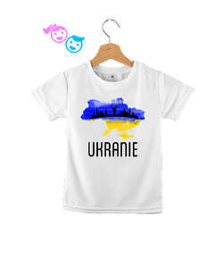 Ukrayna - Ukranie Blu V3 Beyaz Çocuk Unisex