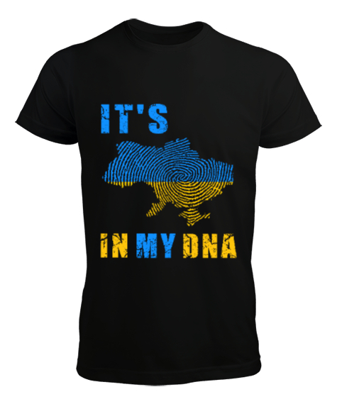 Ukrayna,Ukraine,Ukrayna Bayrağı,Ukraine flag,Ukrayna haritası. Siyah Erkek Tişört