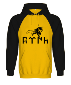 ULUĞ TENGRİ Orjinal Reglan Hoodie Unisex Sweatshirt