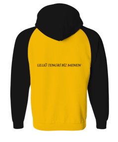 ULUĞ TENGRİ Orjinal Reglan Hoodie Unisex Sweatshirt