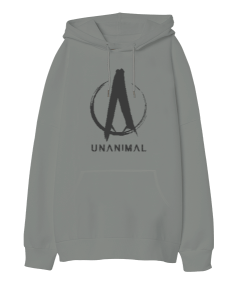 Unanimal Oversize Unisex Kapüşonlu Sweatshirt