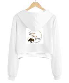 Under The Oak Tree Manga özel Kadın Crop Hoodie Kapüşonlu Sweatshirt