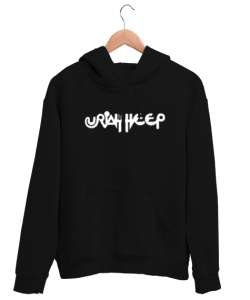 Uriah Heep Rock Müzik Siyah Unisex Kapşonlu Sweatshirt