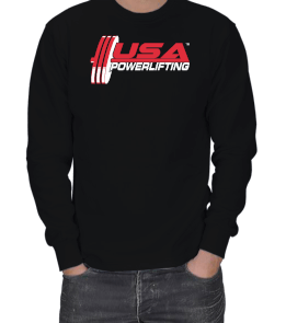 usapl siyah ERKEK SWEATSHIRT