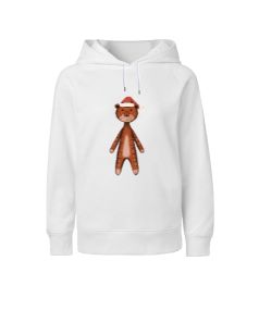 Uykucu kaplan Çocuk Unisex Hoodie Kapüşonlu