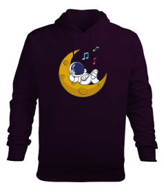 UZAYIN RİTMİ Erkek Kapüşonlu Hoodie Sweatshirt