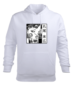 uzumaki junji ito anime Erkek Kapüşonlu Hoodie Sweatshirt