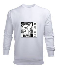 uzumaki junji ito anime Erkek Sweatshirt