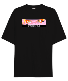uzumaki naruto desenli Oversize Unisex Tişört