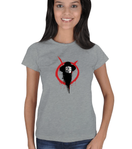 V For Vendetta Tasarımlı Kadın Tişört