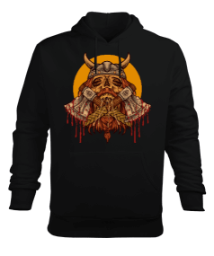 V001 - Viking Erkek Kapüşonlu Hoodie Sweatshirt