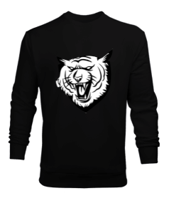 Vahşi panter Erkek Sweatshirt