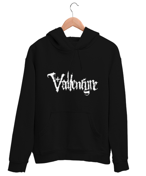 Tisho - Vallenfyre Siyah Unisex Kapşonlu Sweatshirt