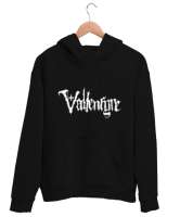 Vallenfyre Siyah Unisex Kapşonlu Sweatshirt - Thumbnail