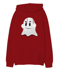 Vampir hayalet Oversize Unisex Kapüşonlu Sweatshirt