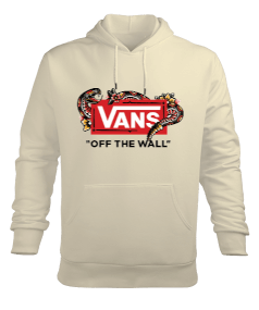 Vans Tasarım Baskılı Erkek Kapüşonlu Hoodie Sweatshirt